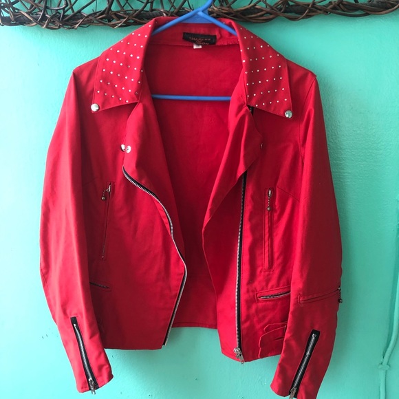 Red Riot Girl Jacket - Charles of London Sz UK 36 - Picture 2 of 5